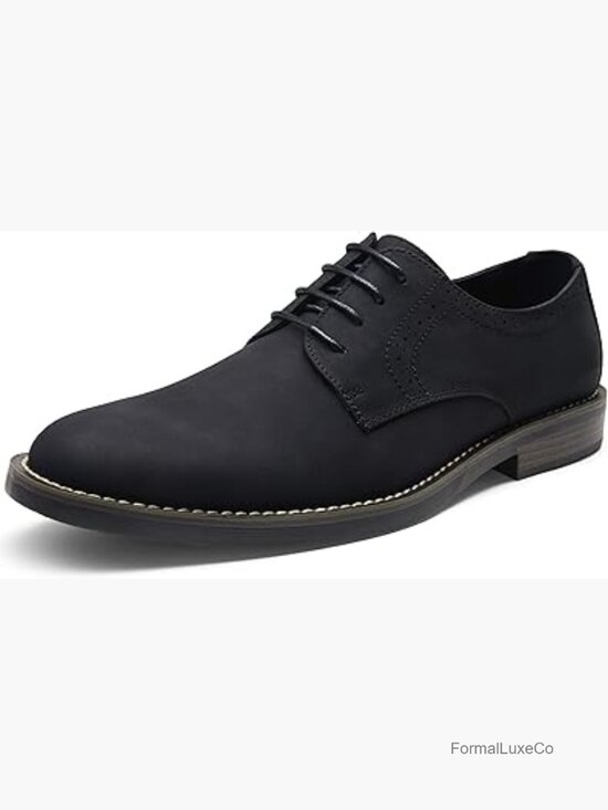 Men\'s Retro Brogue Oxford Dress Shoes Lace-Up Anti-Skid Formal Wedding Office main image 5